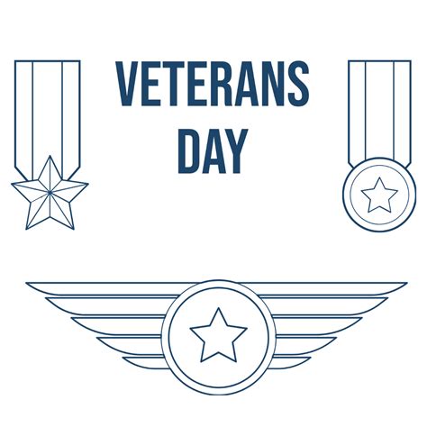 Free Veterans Day Drawing Vector Template Edit Online And Download