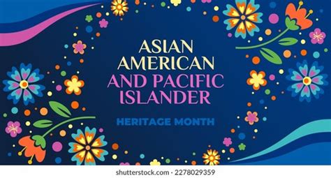 Asian American Pacific Islander Heritage Month Stock Vector Royalty