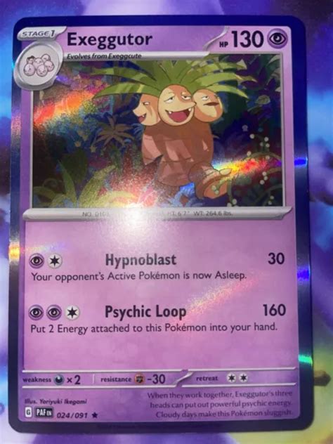 Pok Mon Tcg Exeggutor Scharlachrot Violett Paldean Fates