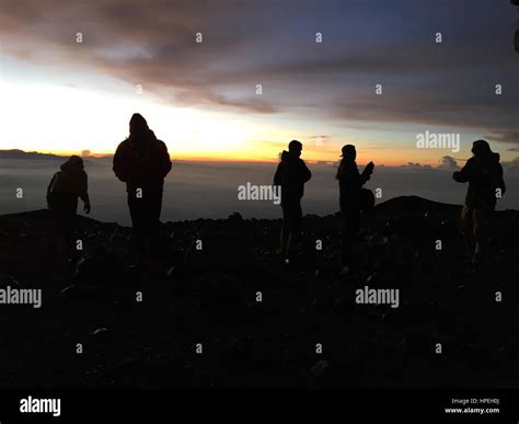 Mount Semeru Sunrise Stock Photo - Alamy