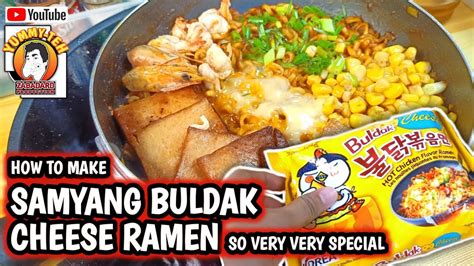 How To Make SAMYANG BULDAK CHEESE RAMEN So Very Very Special Easy