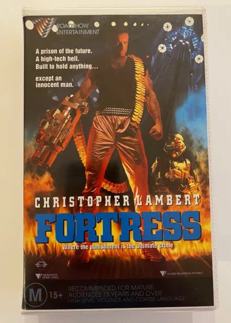 FORTRESS VHS ROADSHOW Big Box Ex Rental Video Tape Clamshell Stuart