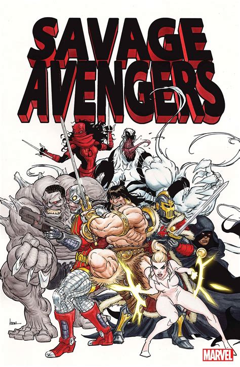 Savage Avengers Copy Andrews Cover Fresh Comics