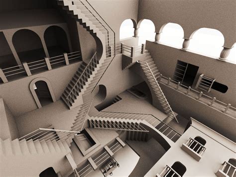 Escher - Stair cases - ZBrushCentral