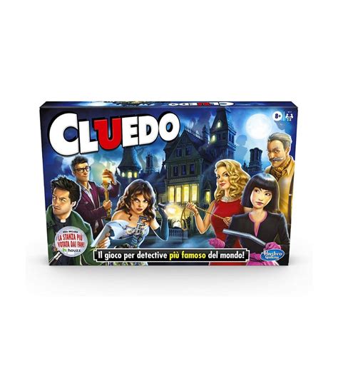 Juego Cluedo Mistery Game En Italiano 38712ita Hasbro Games