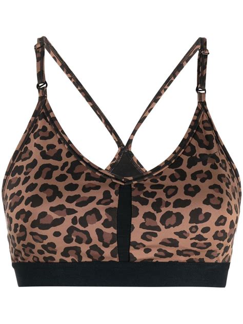 Nike Leopard Print Sports Bra Farfetch