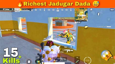 15kills Solo Vs Squad🔥richest Jadugar Dada 😅 Full Rush Gameplay 😤pubg Mobile Lite Abhi Gaming