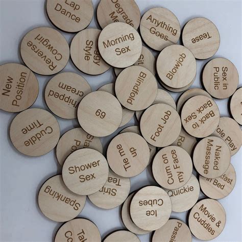 Personalised Sex Tokens Custom Tokens Game Cheeky T Sex Etsy