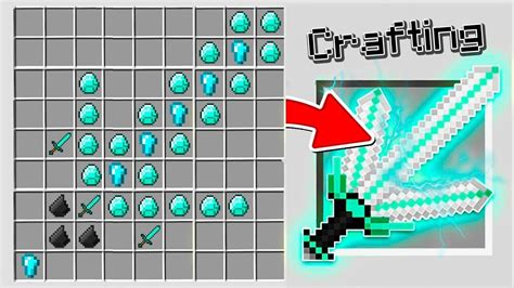 Como Fazer A Espada Gigante Dos Deuses No Minecraft Youtube