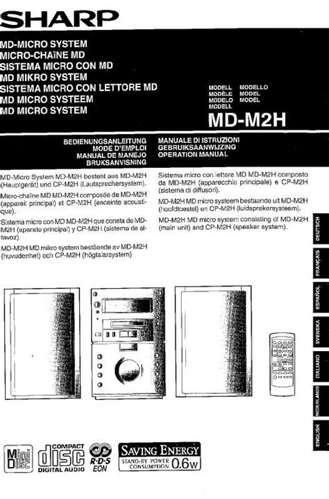 Notice Sharp Md M H Cha Ne Hifi Trouver Une Solution Un Probl Me