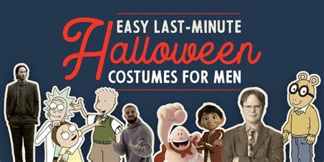 Last Minute Costume Ideas For Men