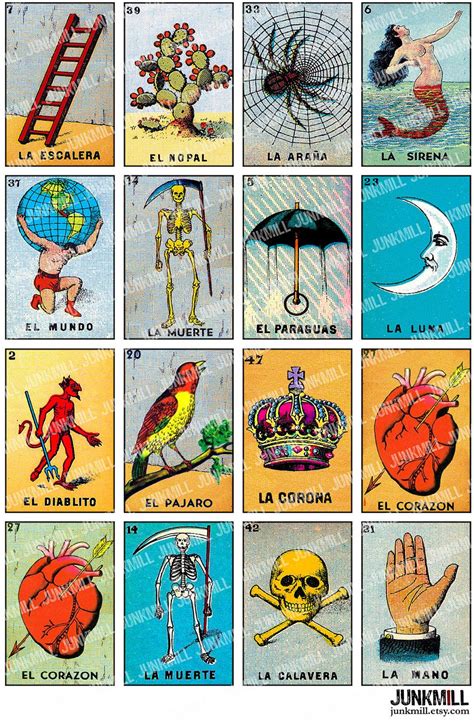 Mexican Bingo Cards Printable Printable Bingo Cards