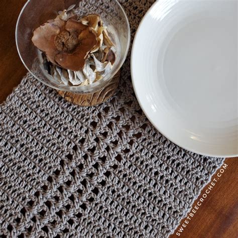 Crochet Table Runner Crochet Pattern Etsy