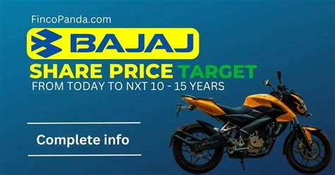 Bajaj Auto Share Price Target 2024 2025 2026 2027 2030 2035 Long