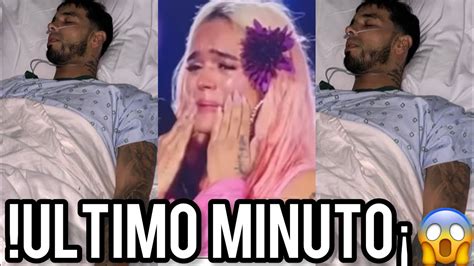 KAROL G LLORANDO AL SABER QUE ANUEL AA TUBO A PUNTO DE LA M3RTE YA NO