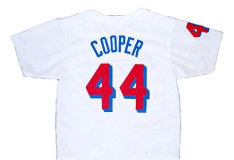 Joe Coop Cooper Baseketball Beers Button Down Baseball Jersey White Any