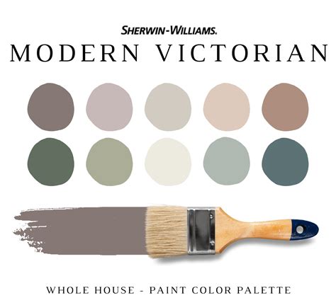 MODERN VICTORIAN Sherwin Williams Paint Palette, VICTORIAN Home Color ...