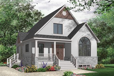 Cozy Cottage with Covered Porch - 21735DR | Architectural Designs - House Plans