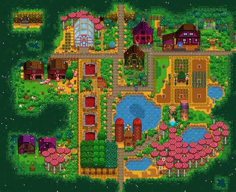 Junimo Hut Layout on Forest Farm? : r/StardewValley