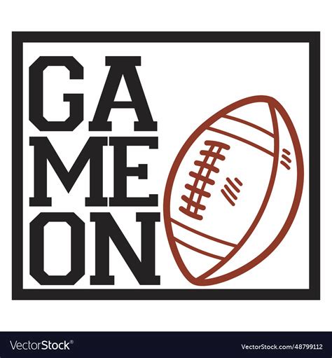 Game on logo Royalty Free Vector Image - VectorStock