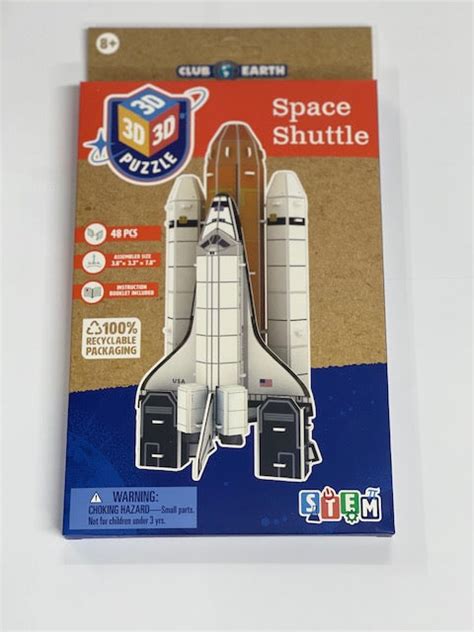 3D Space Puzzles Assorted Sizes - NASA Space Shuttle, Saturn V Rocket ...