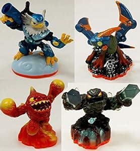 X New Skylanders Giants Lightcore Figures Drobot Jet Vac Eruptor