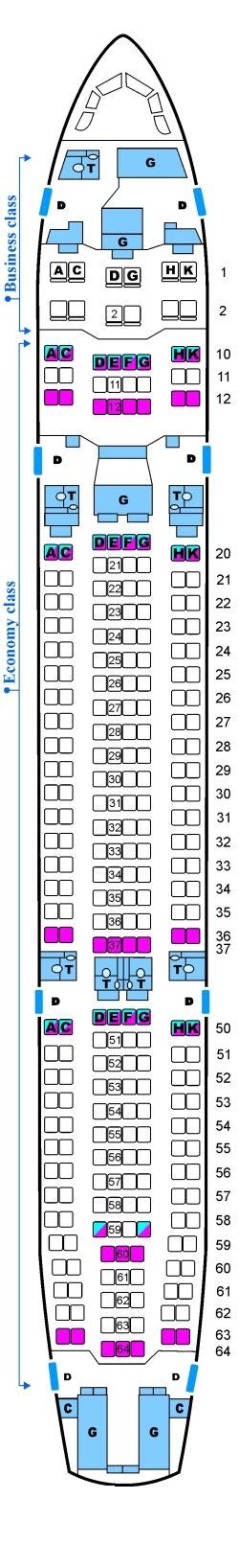 Airline Seating Charts Best Airplane Seats Seatmaestro