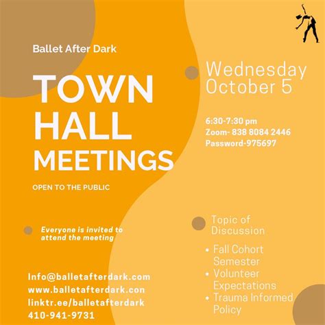 Virtual Town Hall Meeting | Ballet After Dark