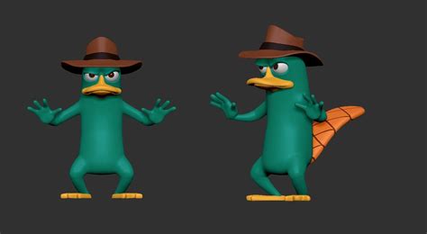 Artstation Perry The Platypus Stl Resources