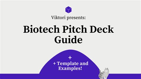 Create An Effective Biotech Pitch Deck Startup Guide Template Viktori