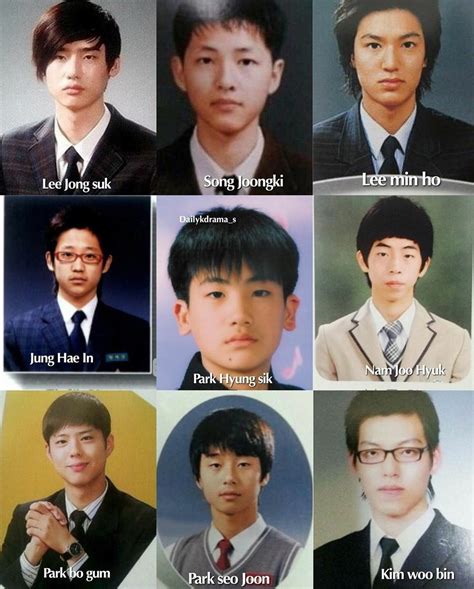 Kdrama Stars Yearbook Pictures Rkdrama