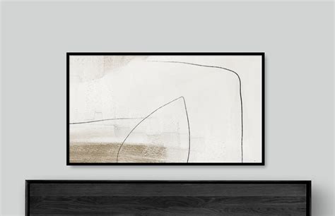 Neutral Light Beige White Abstract Art Minimalist Abstract Modern Art