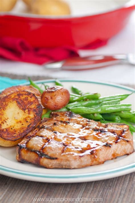 Peach Glazed Pork Chops ⋆ Sugar Spice And Glitter