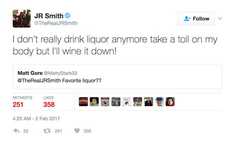 Jr Smith Repeatedly Denies He Ever Drank Hennessy In Fantastic Fan