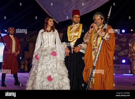 Traditional Jordanian Folklore Dance Dabke In Katara Cultural Village