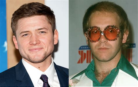 Here's the first official look at Taron Egerton as Elton John in the ...