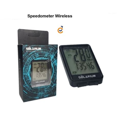 Jual Speedometer Sepeda Solarium Wireless Digital Bicycle Computer