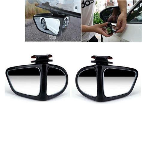 Pcs Blind Spot Mirror Wide Angle Convex Rear Side View For Car