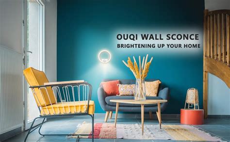 Ouqi Wall Sconce With Color Temp And Brightness Hardwired Wall