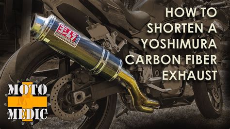 How To Shorten A Yoshimura Carbon Fiber Exhaust Youtube