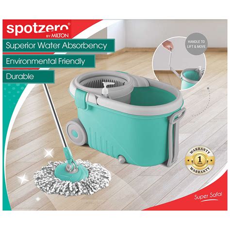 Spotzero By Milton Classic Spin Mop Bucket Off