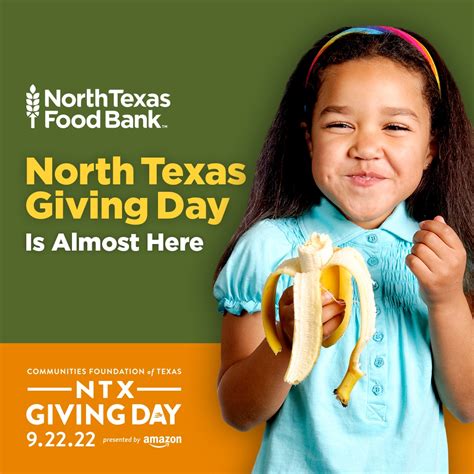 North Texas Giving Day Sept 22 North Texas Food Bank