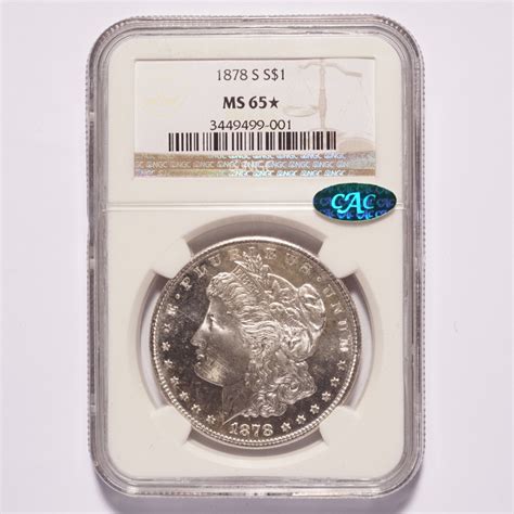 S Morgan Silver Dollar Ngc Ms Star Cac Numismax