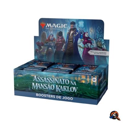 Mtg Assassinato Na Mansao Karlov Booster Box Mtg Paladins Games Store