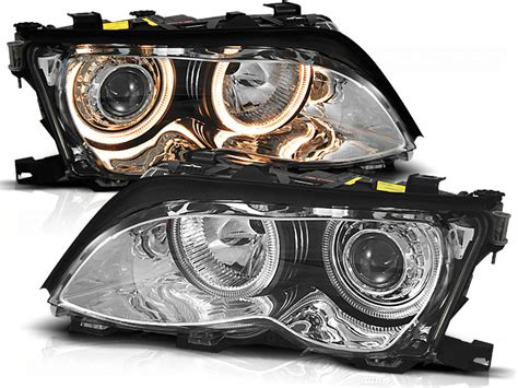 Scheinwerfer LED Angel Eyes für BMW 3er E46 Limo Touring Bj 01 05