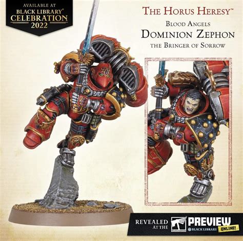 Dominion Zephon The Bringer Of Sorrow Horus Heresy Rwarhammer40k