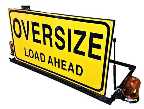 Roadbase Pilot Vehicle Oversize Load Ahead Sign All Trades Safety And Workwear Supplies