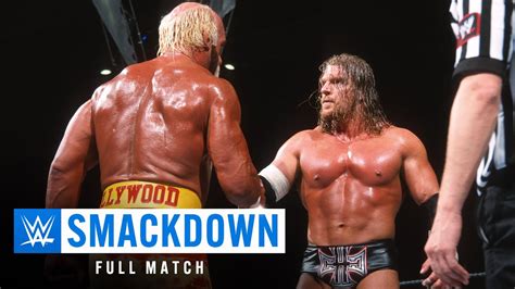 Full Match Triple H Vs Hulk Hogan Smackdown June Youtube