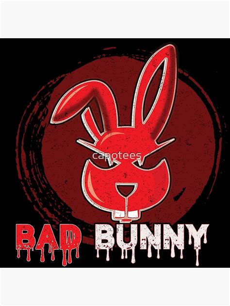 Bad Bunny Target Poster For Sale By Capotees Redbubble