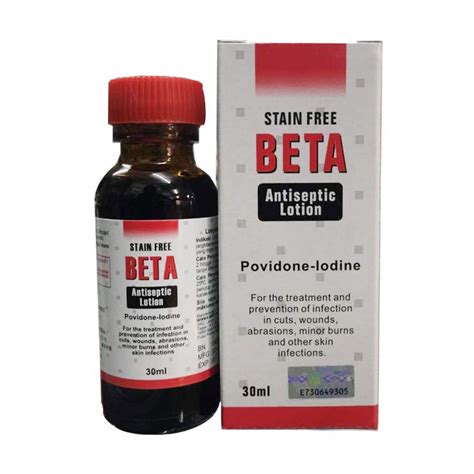 Beta Antiseptic Lotion Ml Stain Free Povidone Iodine For Treatment